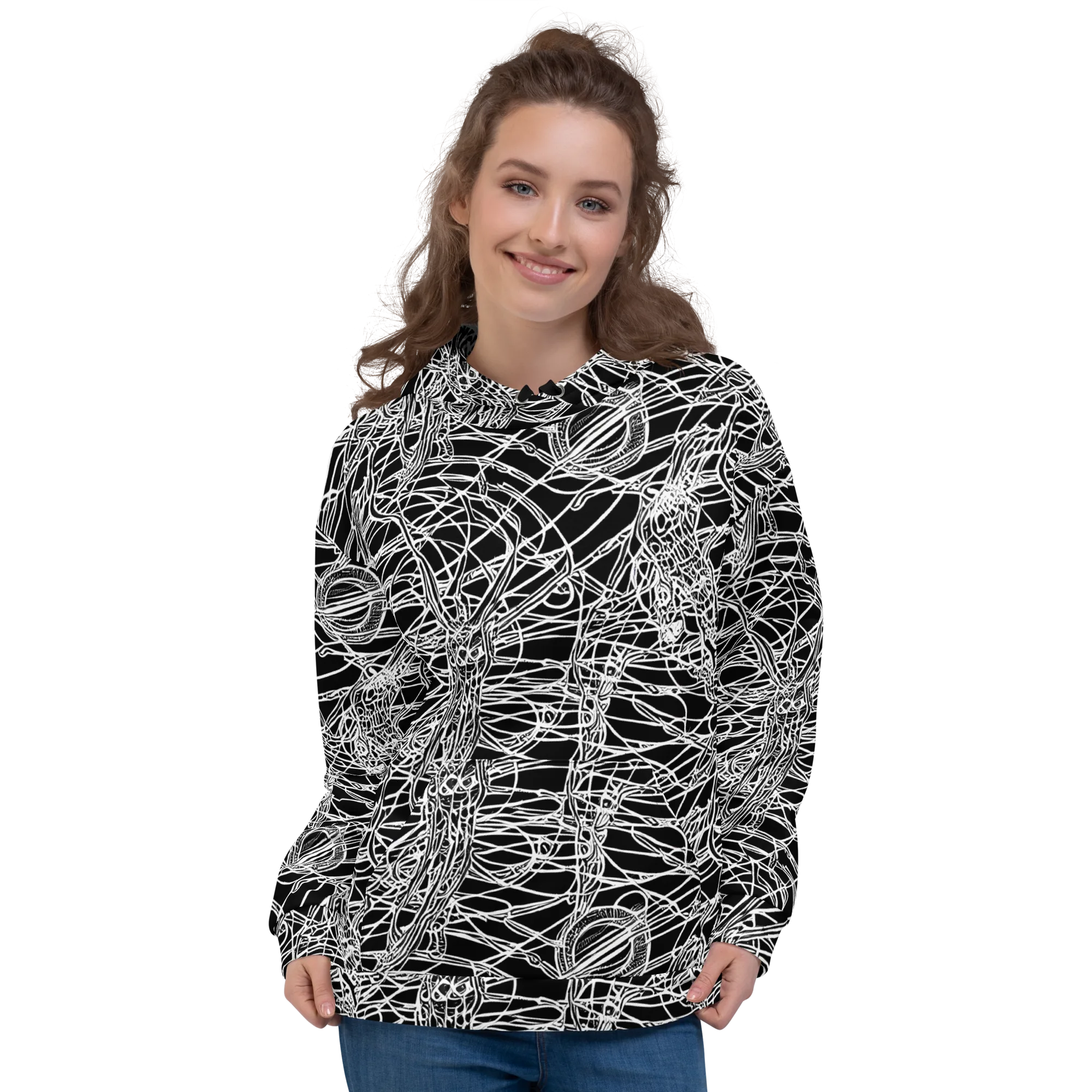 Ivory Entanglement on Hoodie — Front
