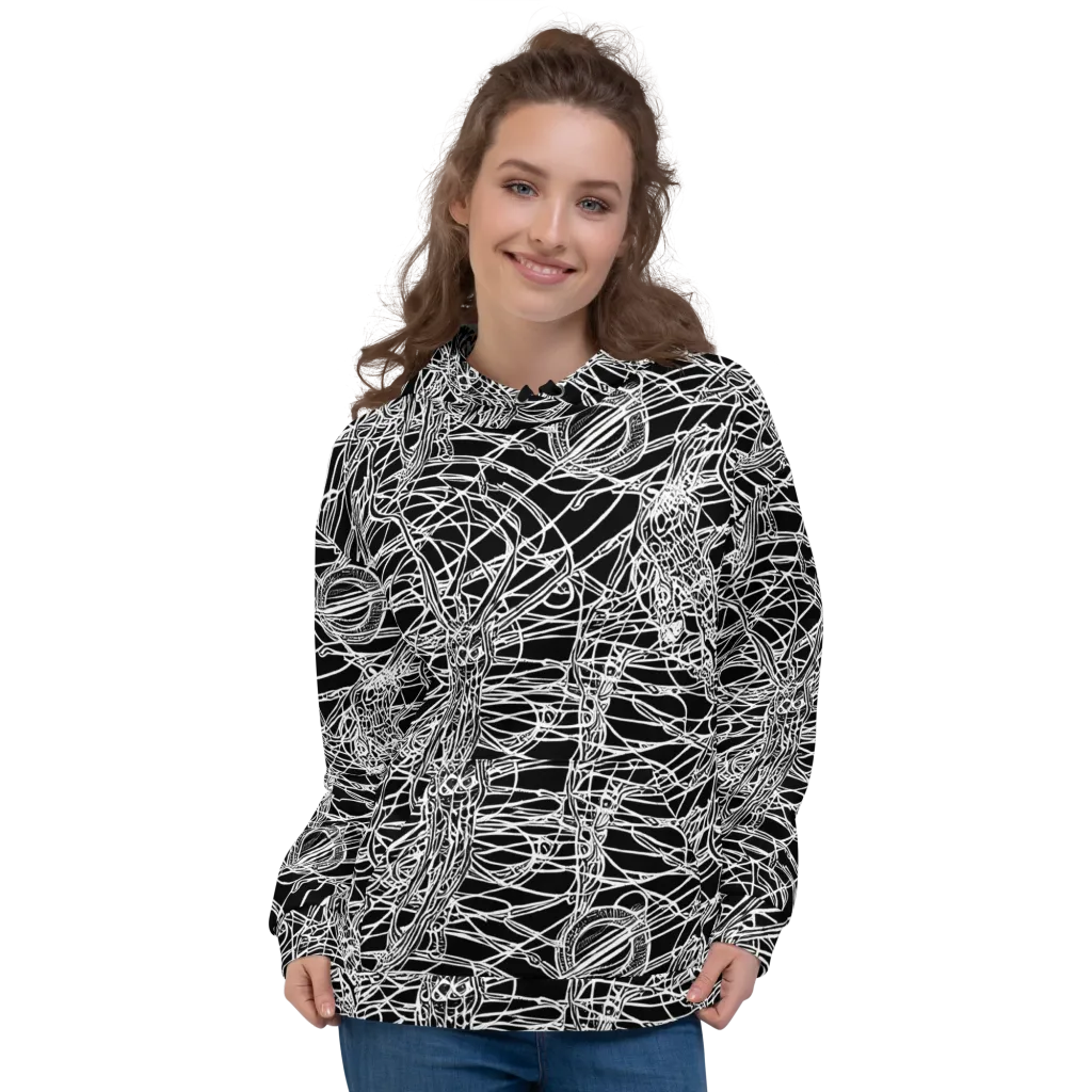 Ivory Entanglement on Hoodie — Front