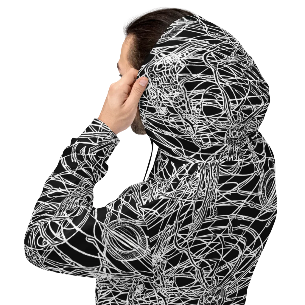 Ivory Entanglement on Hoodie — Back