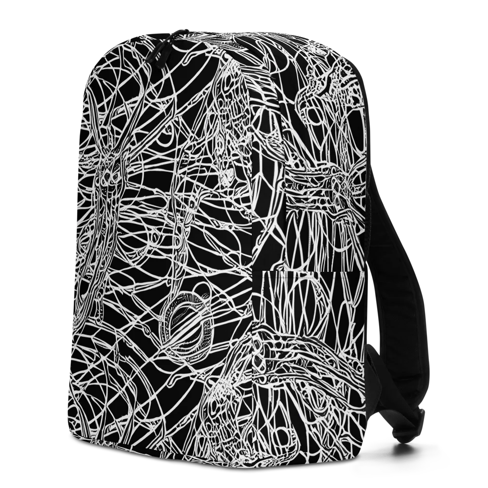 Ivory Entanglement on Minimalist Backpack — Left