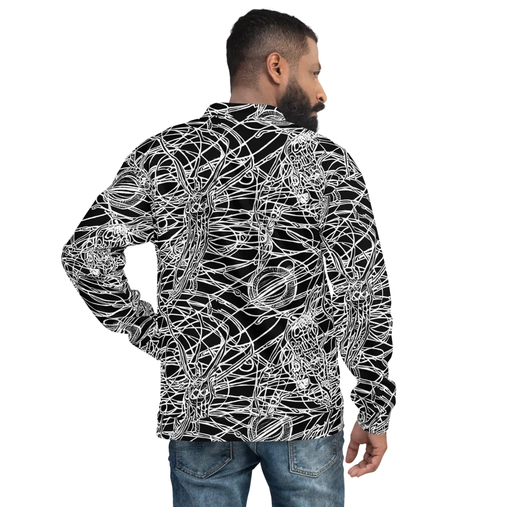 Ivory Entanglement on Bomber Jacket — Back