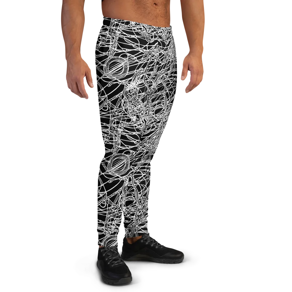 Ivory Entanglement on Men's Joggers — Right