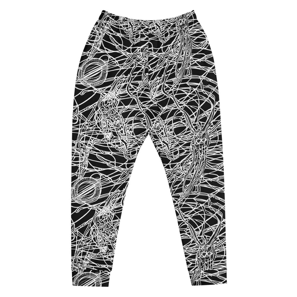 Ivory Entanglement on Men's Joggers — Front