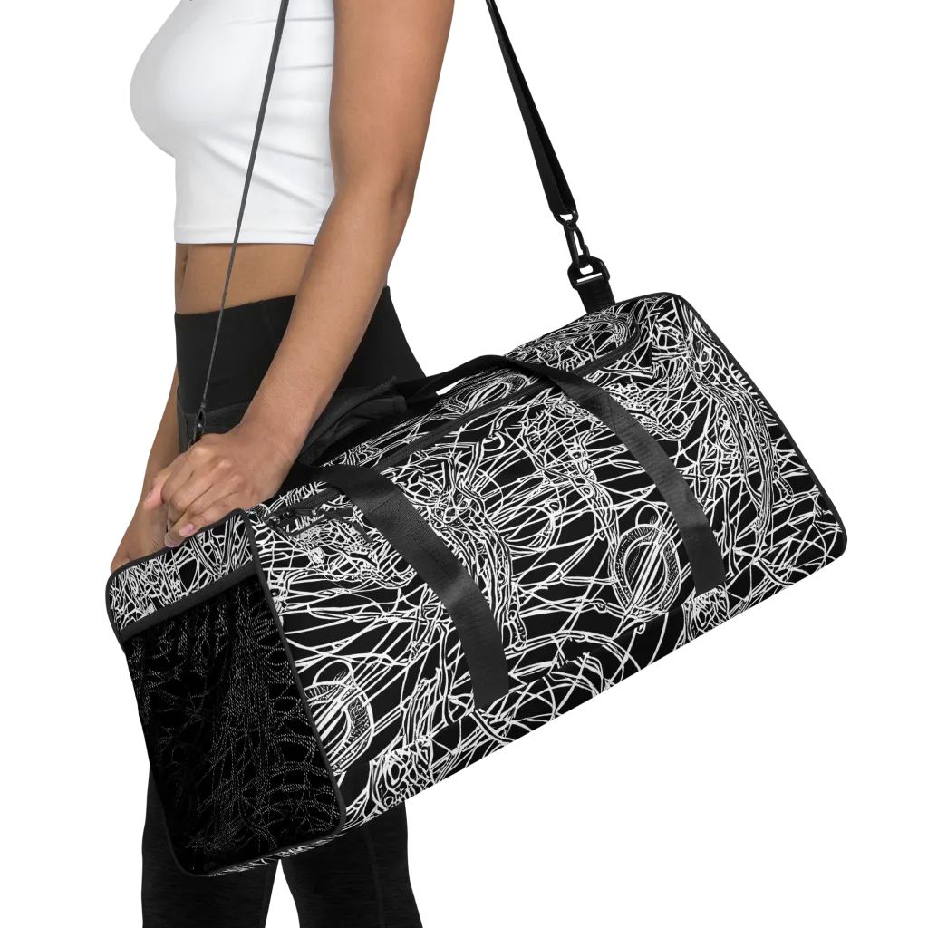 Ivory Entanglement on Duffle Bag — Front