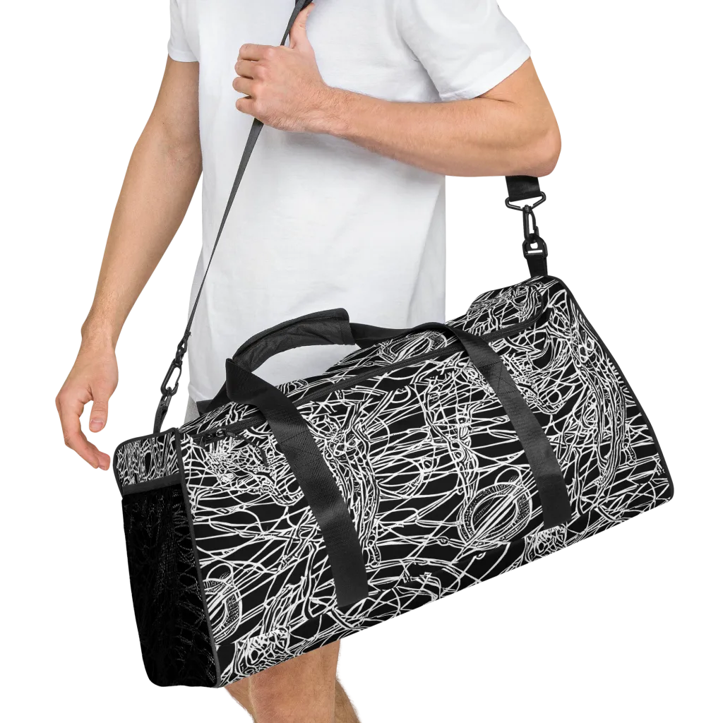 Ivory Entanglement on Duffle Bag — Right Front