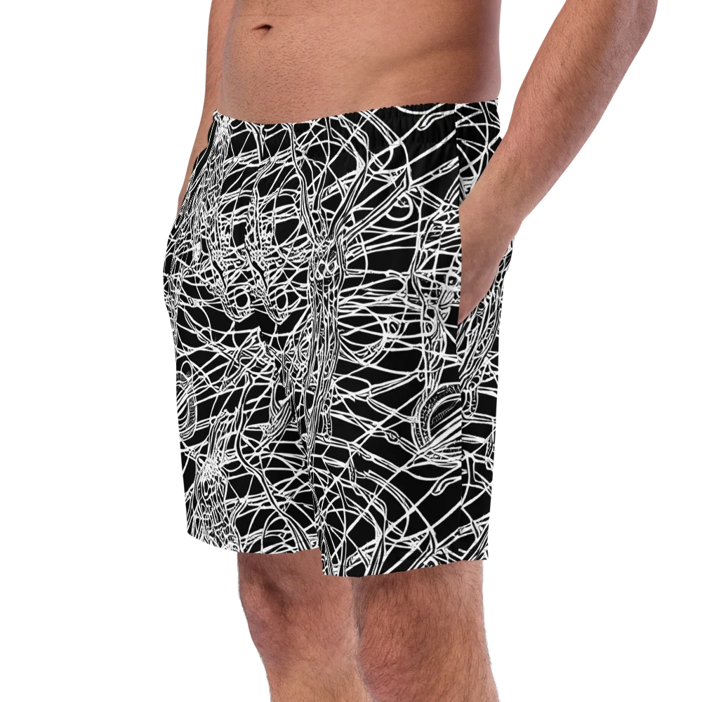 Ivory Entanglement on Swim Trunks — Left Front
