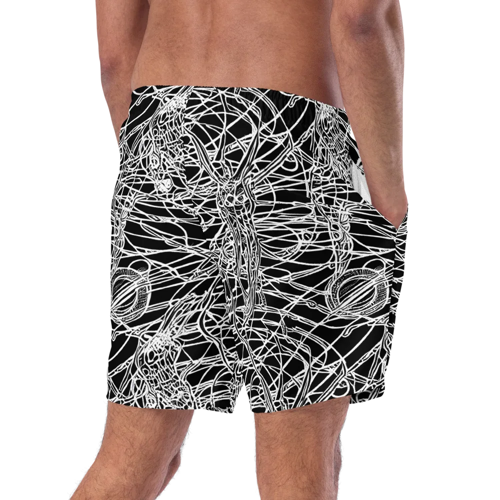 Ivory Entanglement on Swim Trunks — Right Back