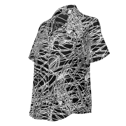 Ivory Entanglement on a Women's Short Sleeve Pajama Top