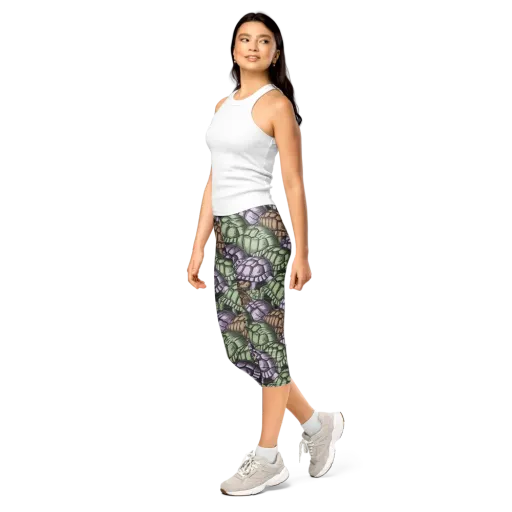 Slow Parade on a Capri Leggings