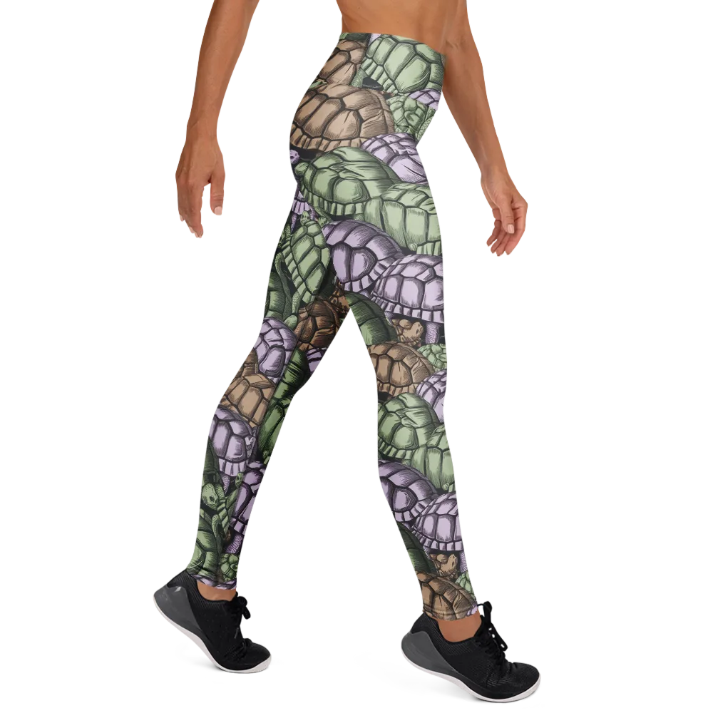 Slow Parade on Yoga Leggings — Right