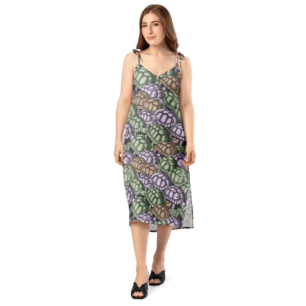 Slow Parade on Slip Dress — Front