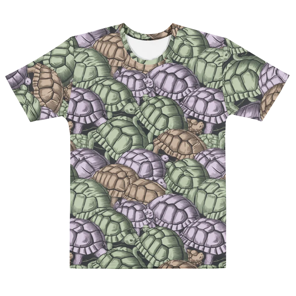 Slow Parade on Men's Cotton Crew Neck T-Shirt — Front