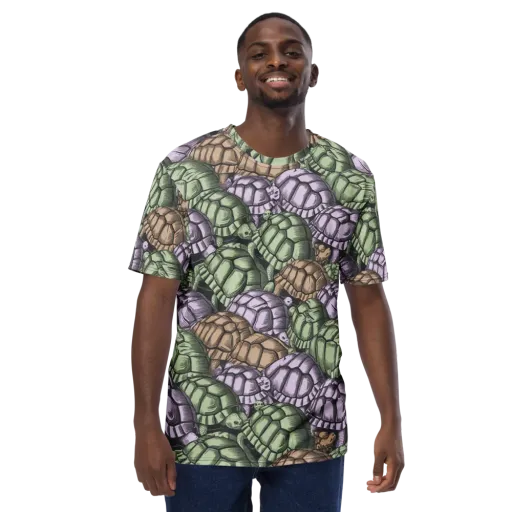 Slow Parade on a Men's Crew Neck T-Shirt