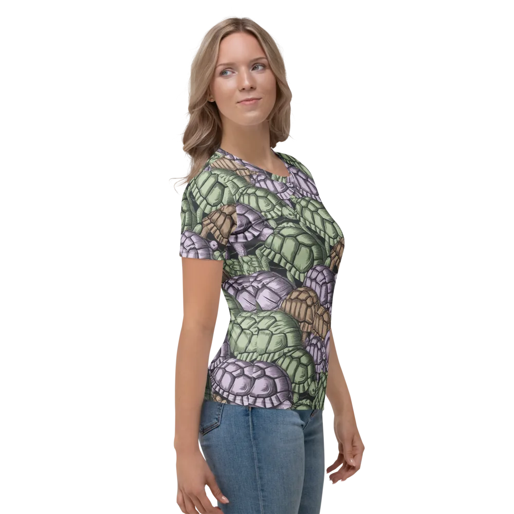 Slow Parade on Women's Crew Neck T-Shirt — Right