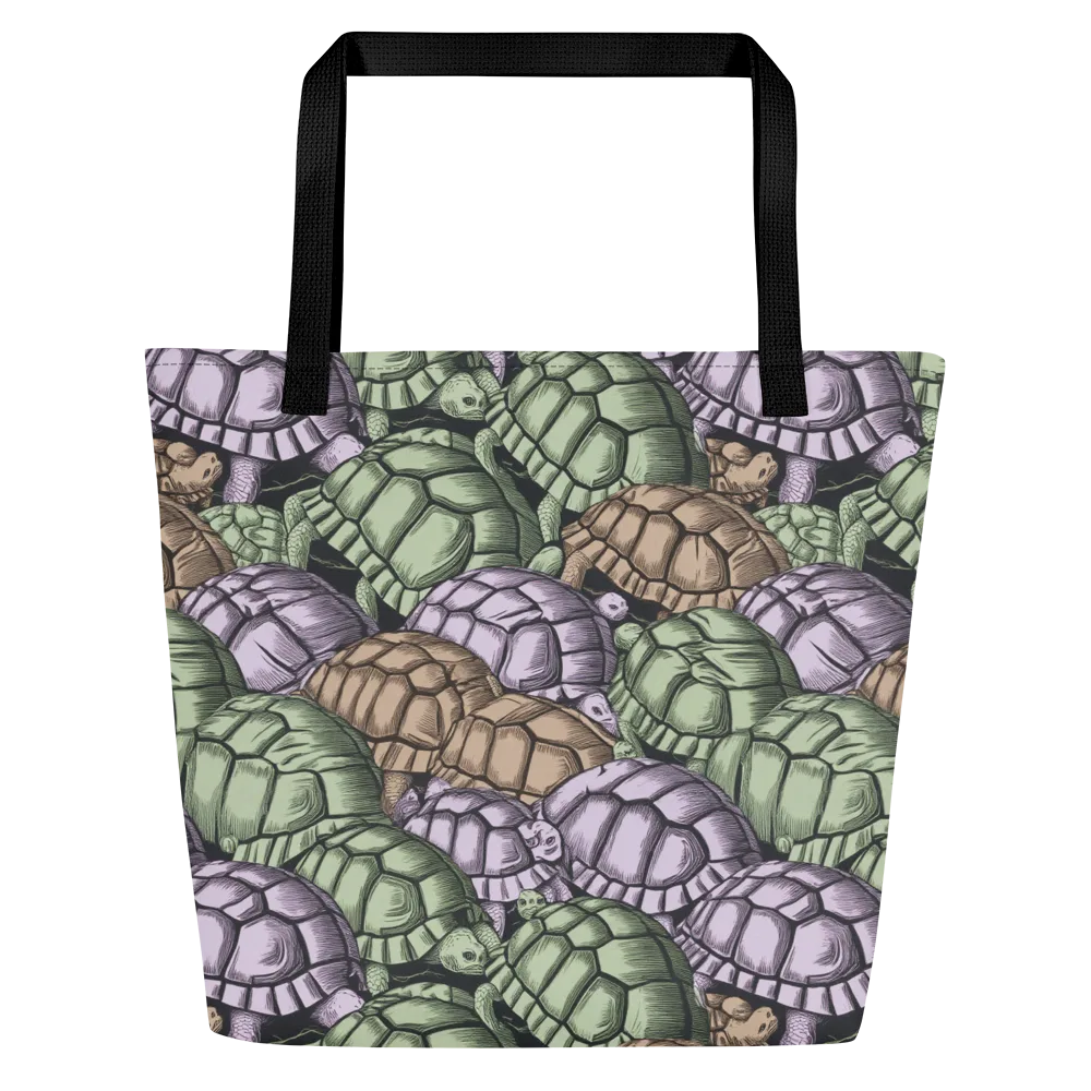 Slow Parade on Large Tote Bag W/ Pocket — Front