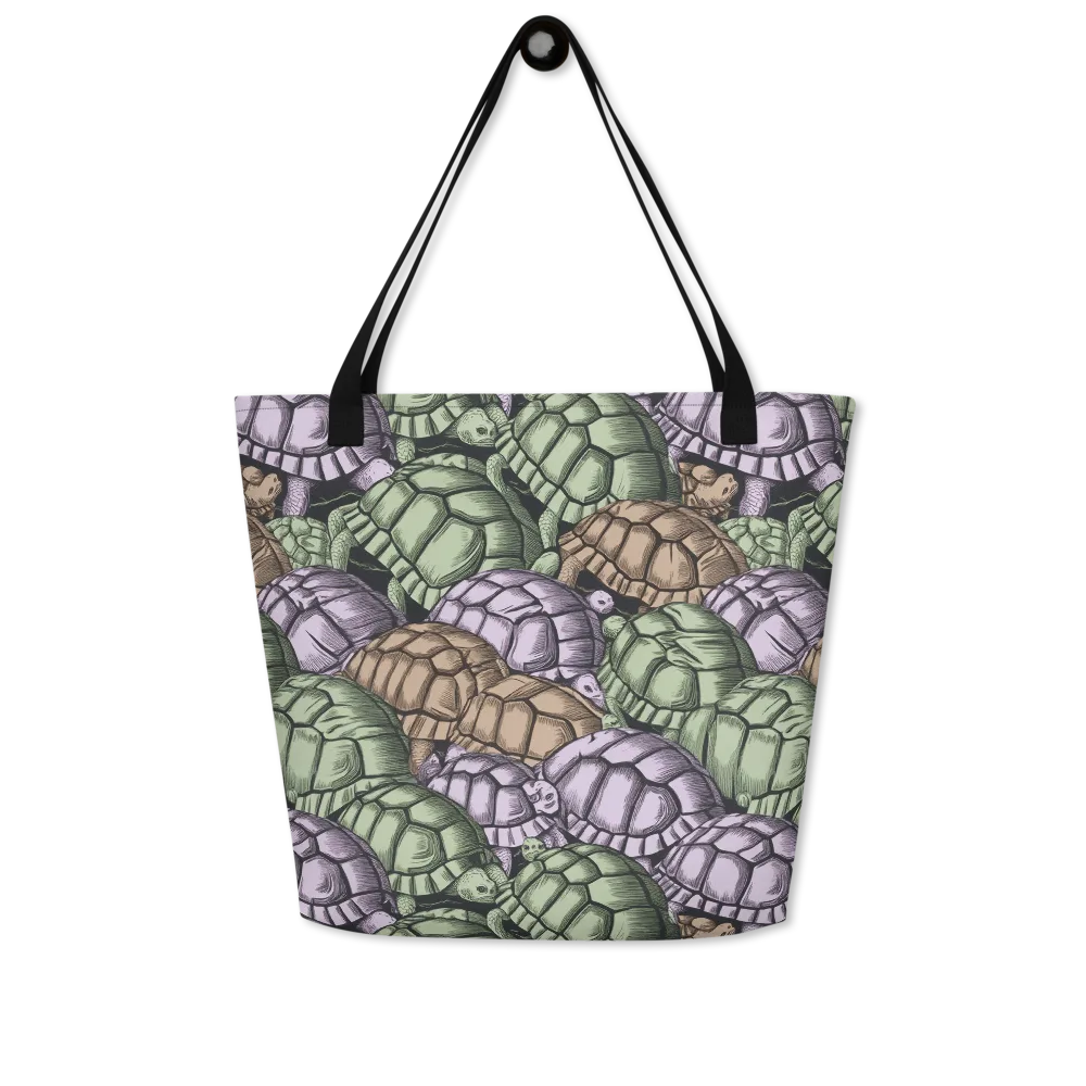 Slow Parade on Large Tote Bag W/ Pocket — Front
