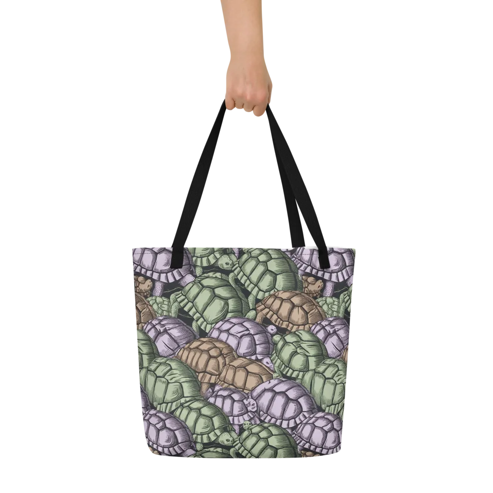 Slow Parade on Large Tote Bag W/ Pocket — Front
