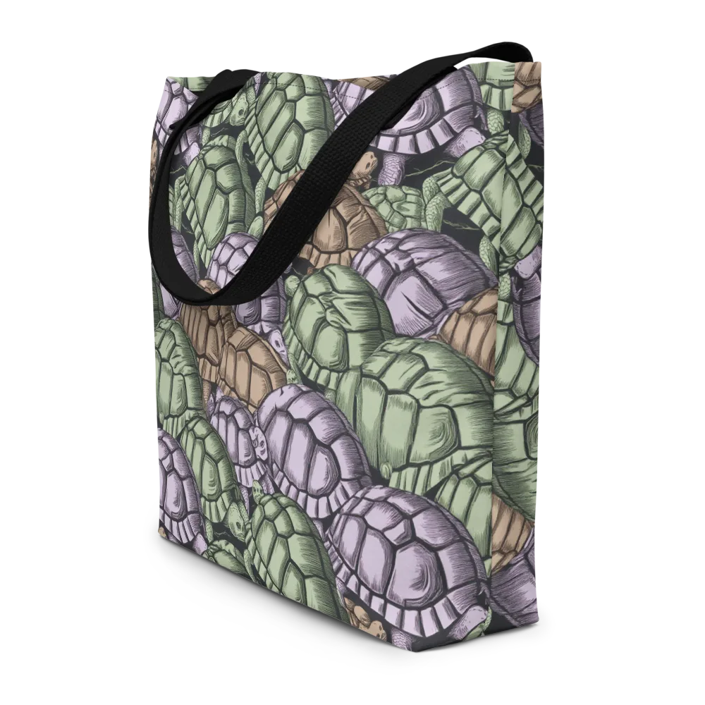 Slow Parade on Large Tote Bag W/ Pocket — Front