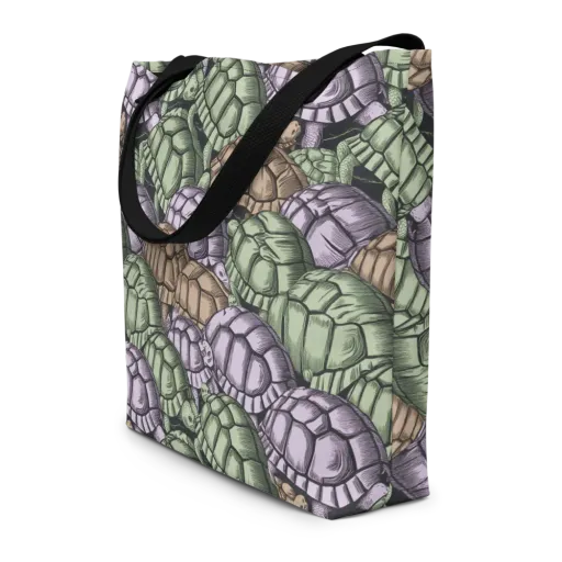 Slow Parade on a Large Tote Bag W/ Pocket