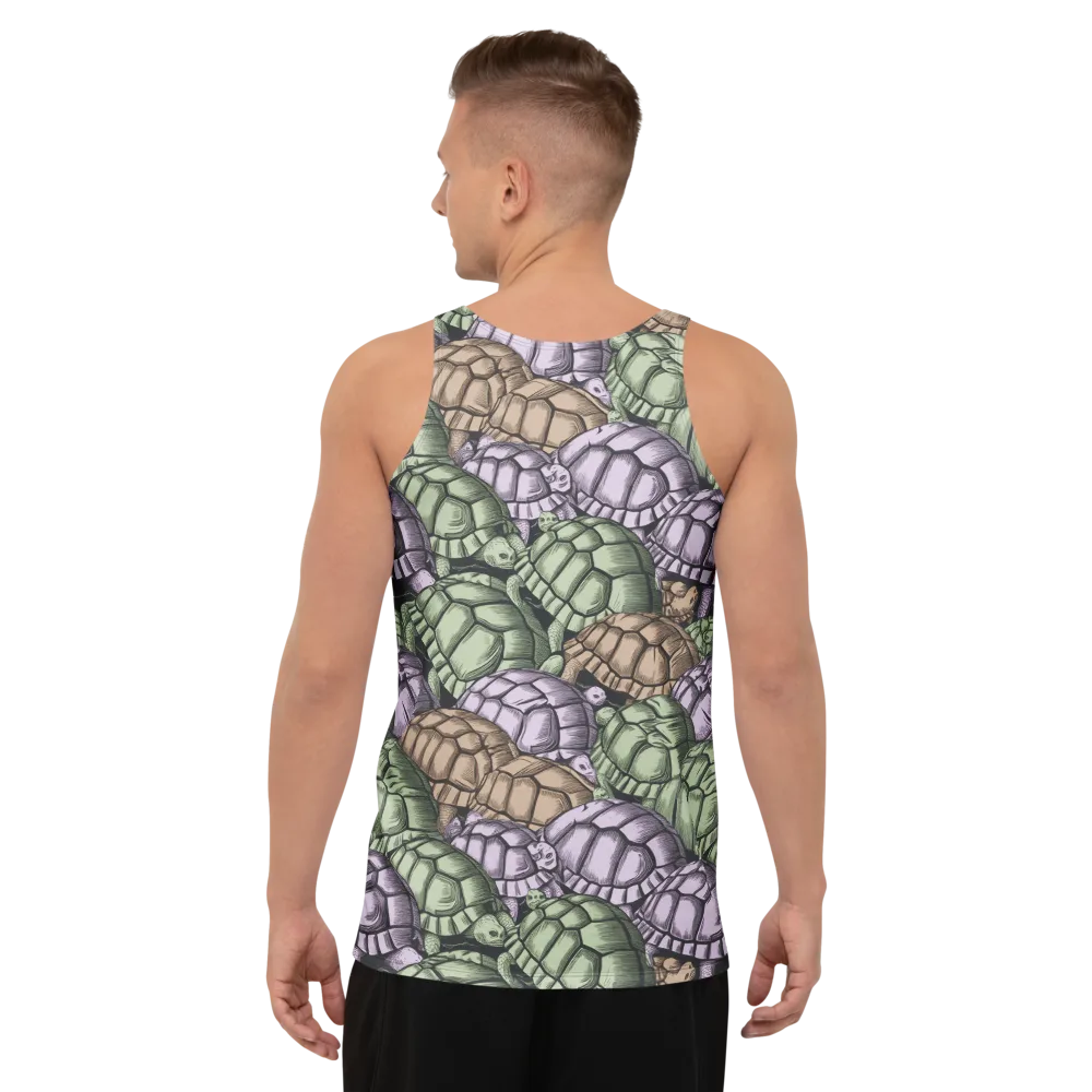 Slow Parade on Men's Tank Top — Back
