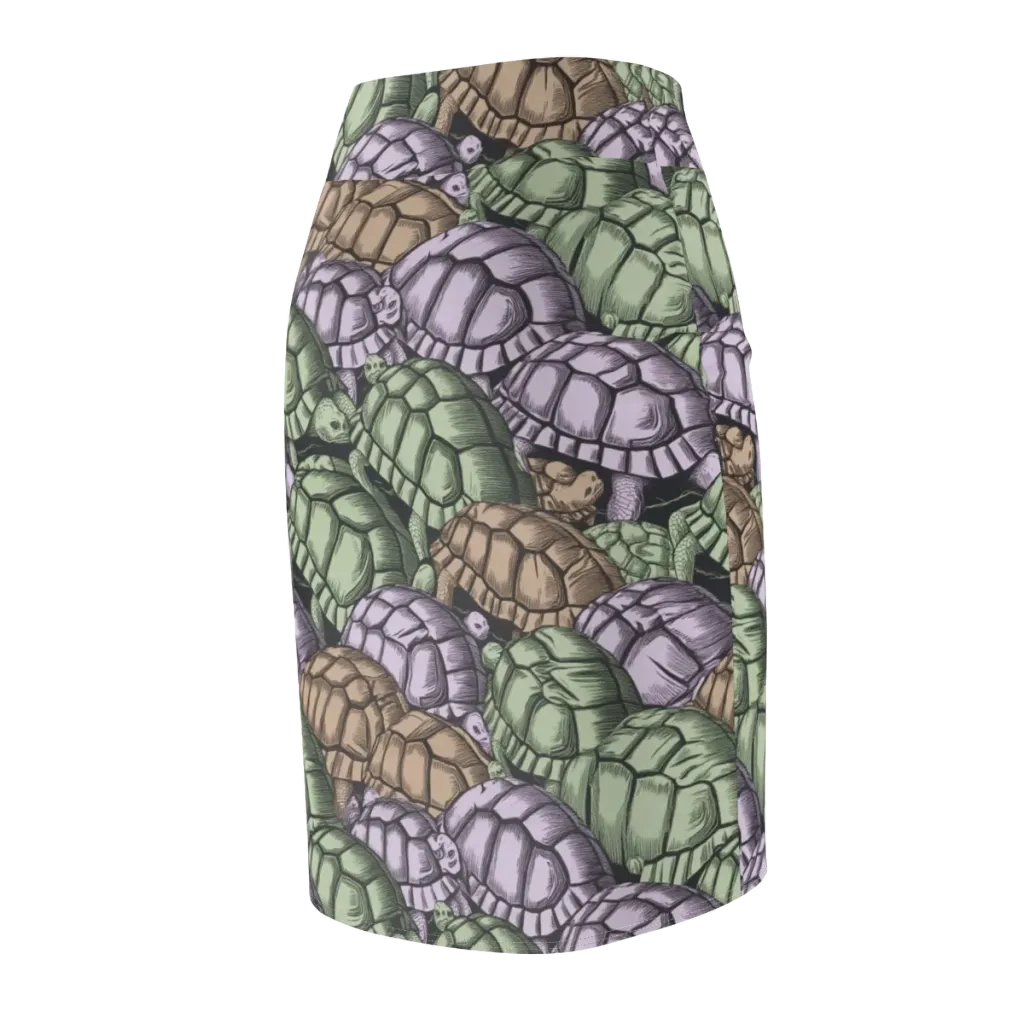Slow Parade on Pencil Skirt — Back Side
