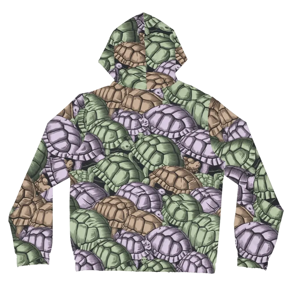 Slow Parade on Women's Full-Zip Hoodie — Back