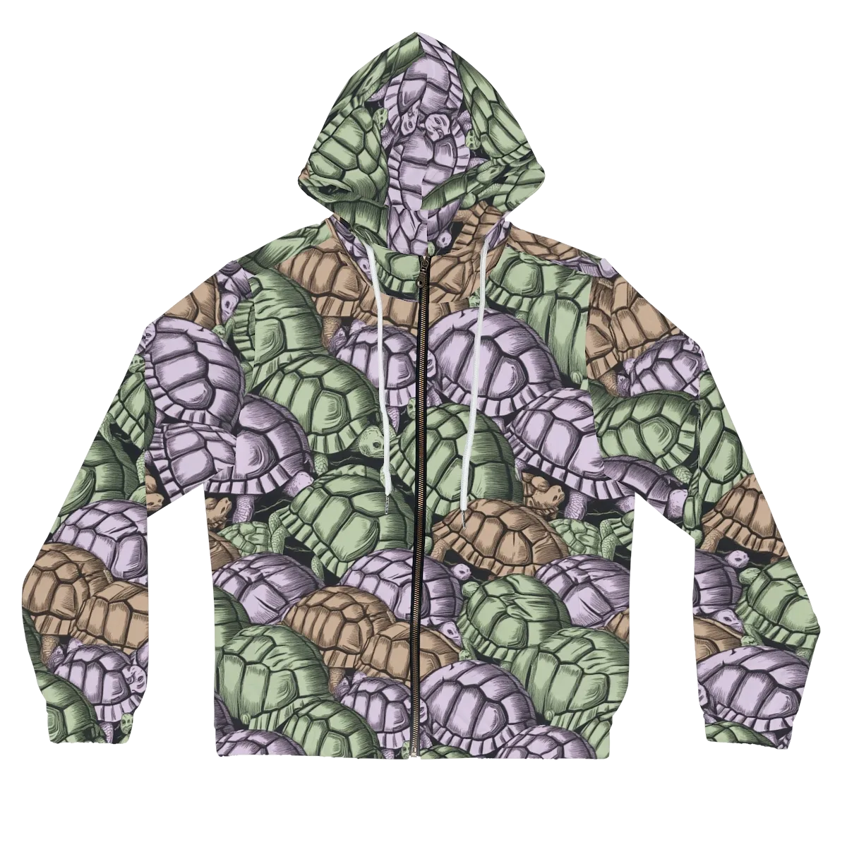 Slow Parade on Women's Full-Zip Hoodie — Front