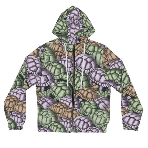 Slow Parade on a Women's Full-Zip Hoodie