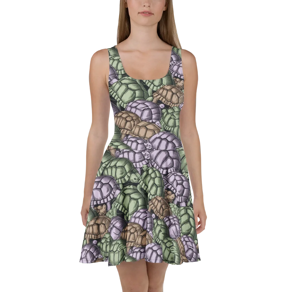 Slow Parade on Skater Dress — Front