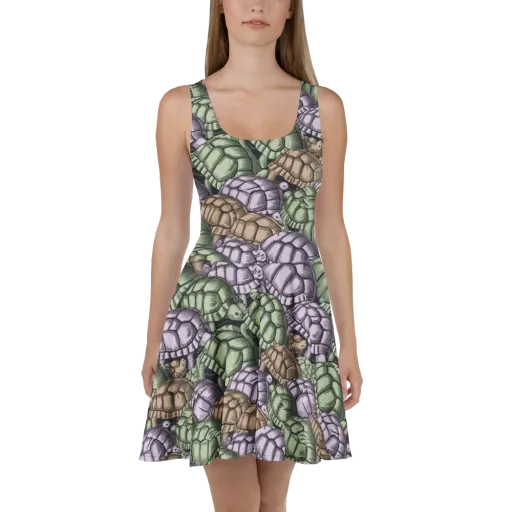 Slow Parade on a Skater Dress