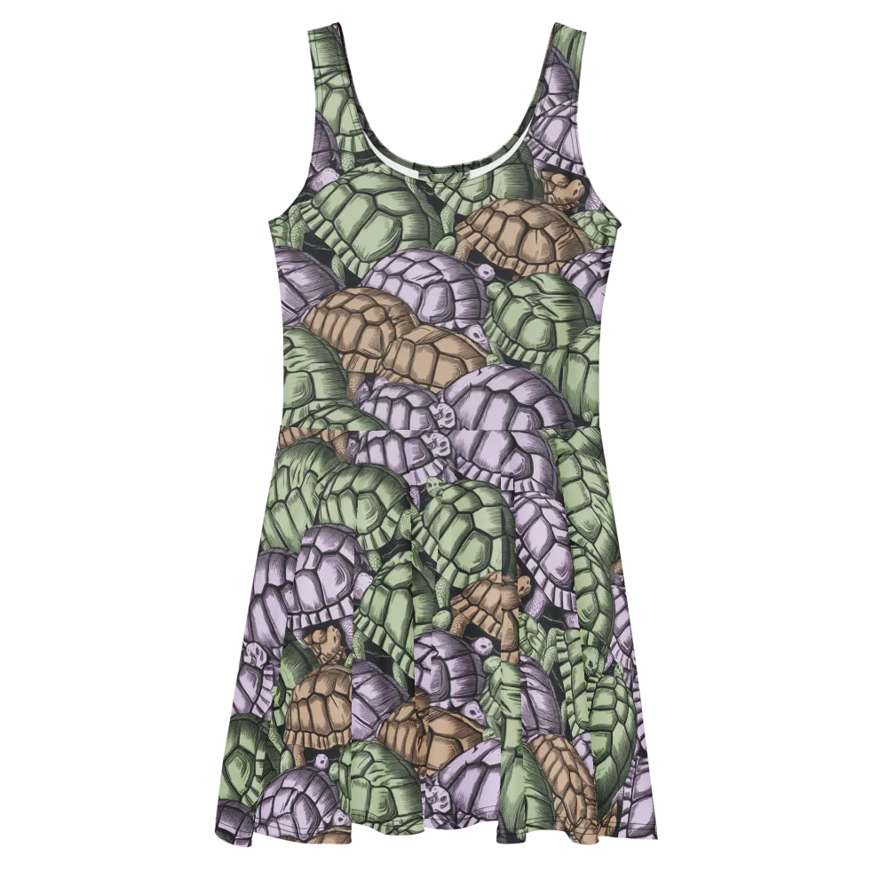 Slow Parade on Skater Dress — Front