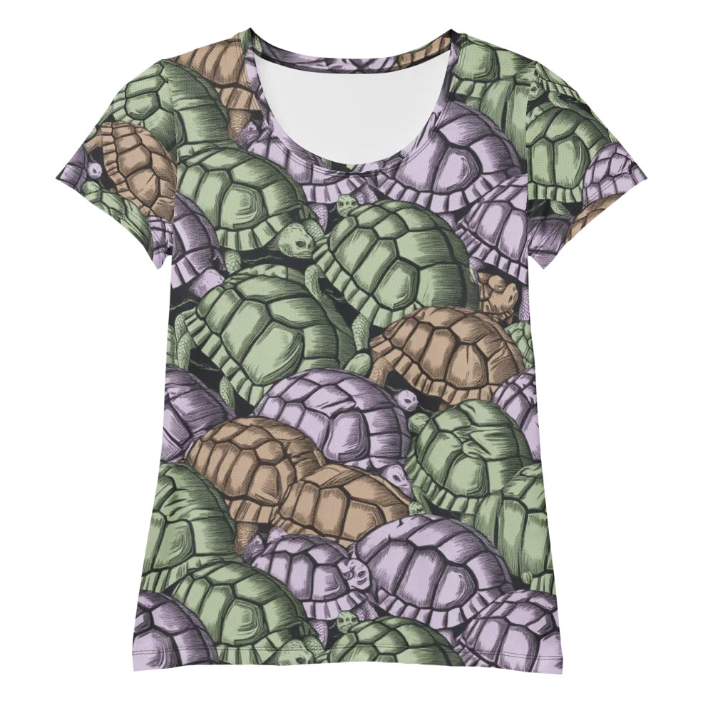 Slow Parade on Women's Athletic T-Shirt — Front
