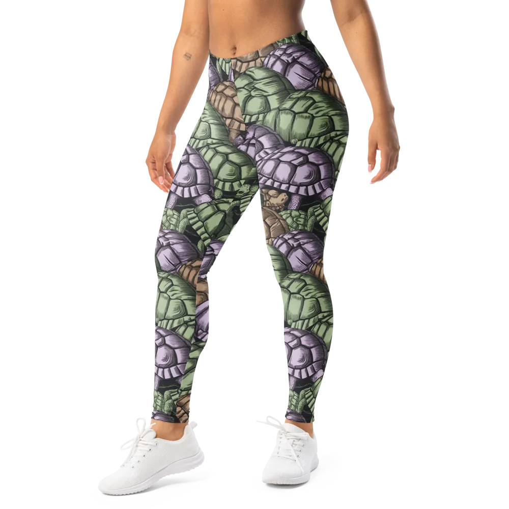 Slow Parade on Leggings — Left Front
