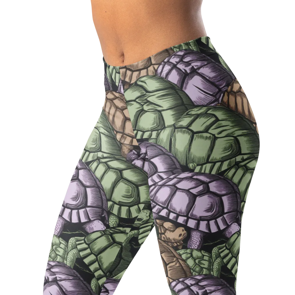 Slow Parade on Leggings — Left Front