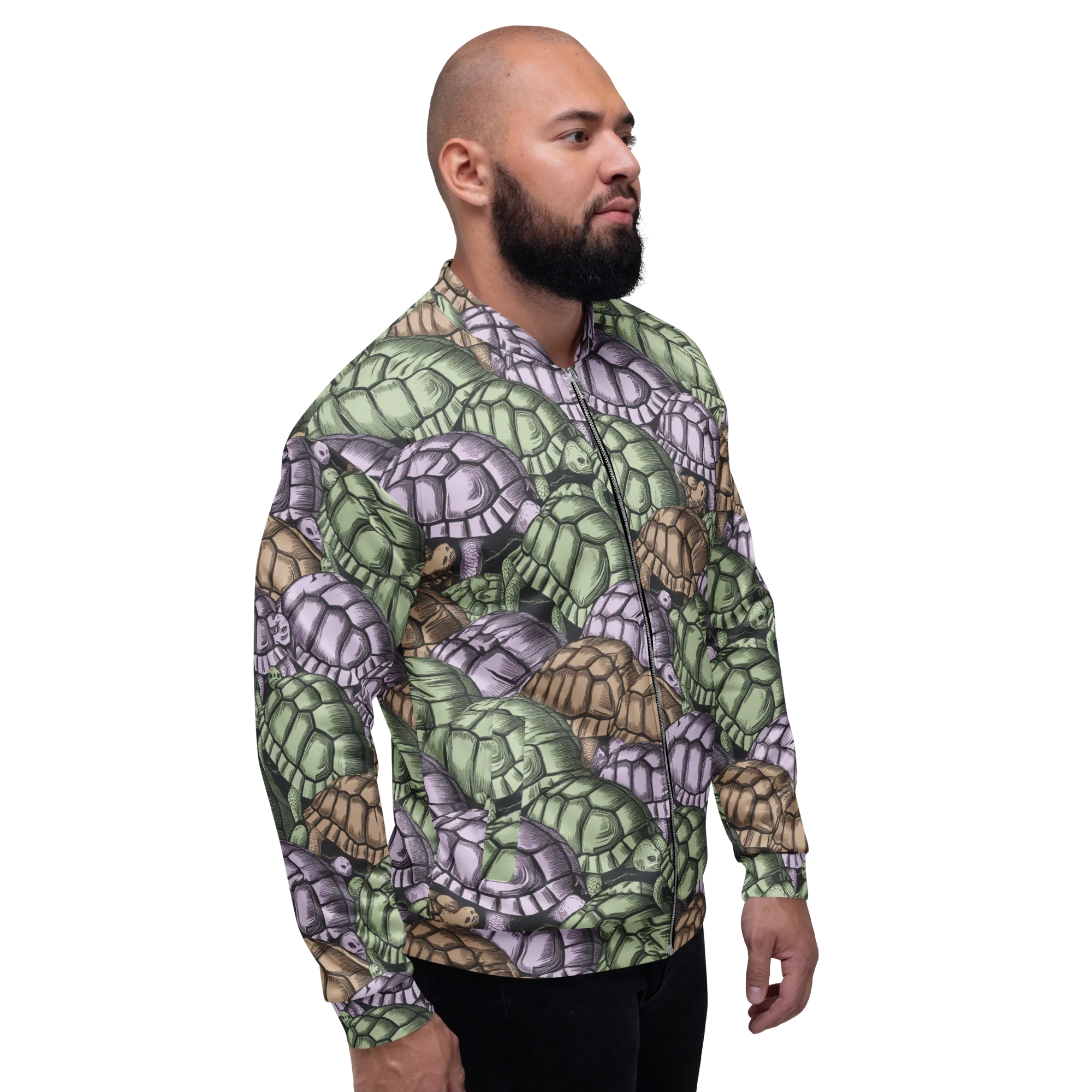 Slow Parade on Bomber Jacket — Right