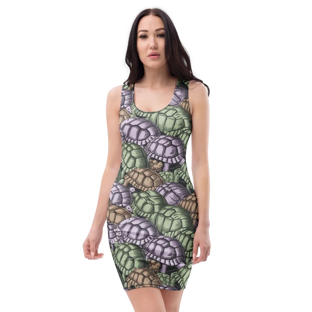 Slow Parade on Bodycon Dress — Front
