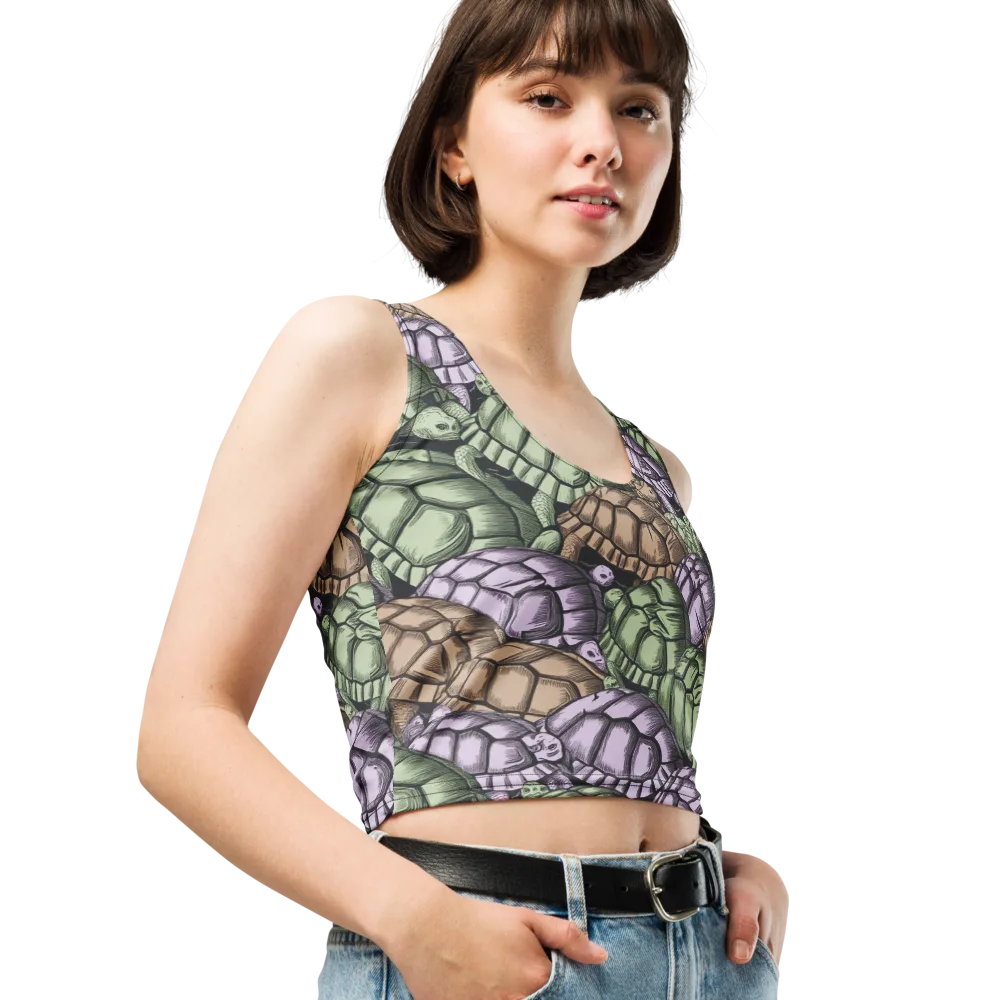 Slow Parade on Crop Top — Right Front