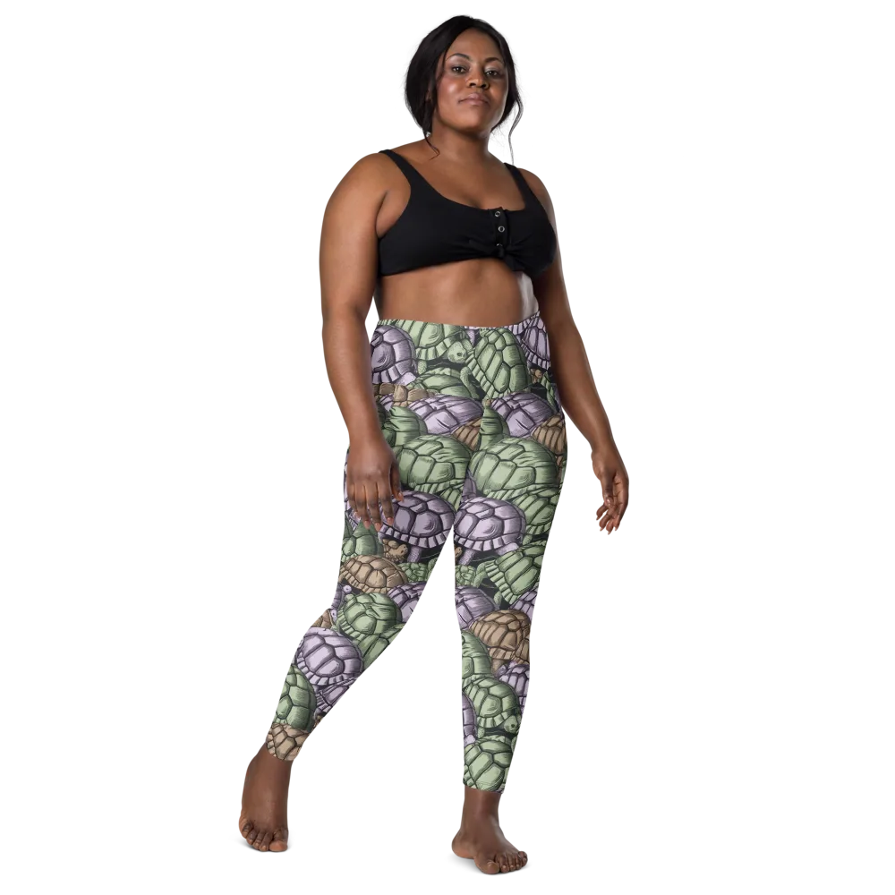 Slow Parade on Leggings with Pockets — Front
