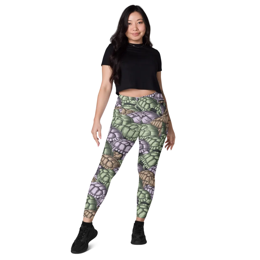 Slow Parade on Leggings with Pockets — Front