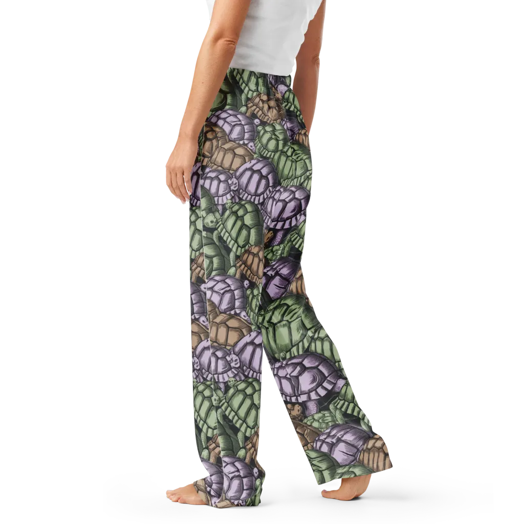 Slow Parade on Women's Pajama Pants — Left