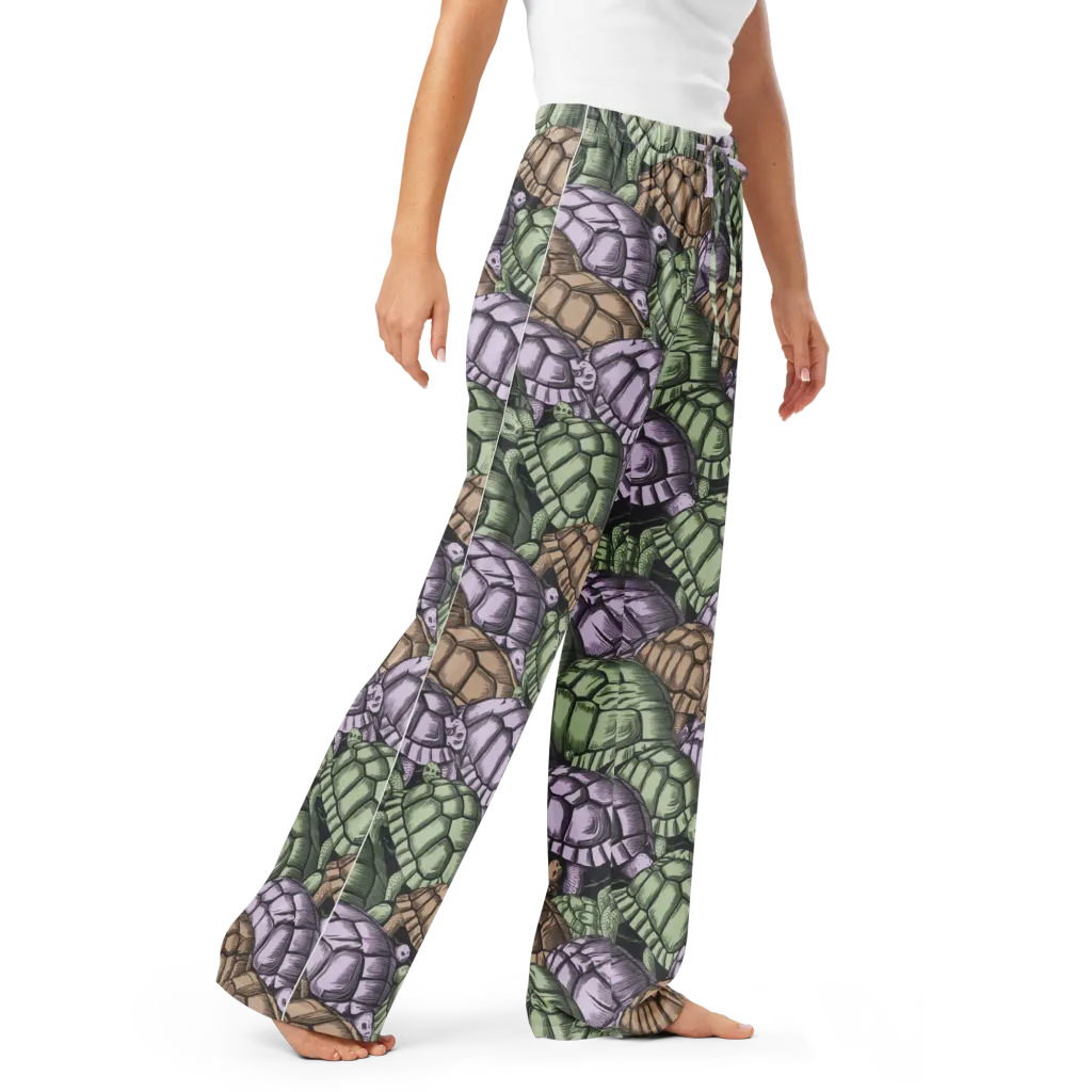 Slow Parade on Women's Pajama Pants — Right Front