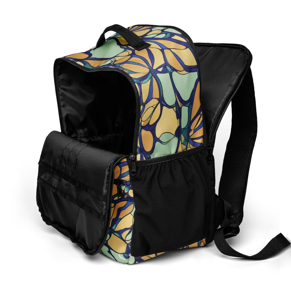 Stained Glass Drift on Utility Backpack — Product details 2