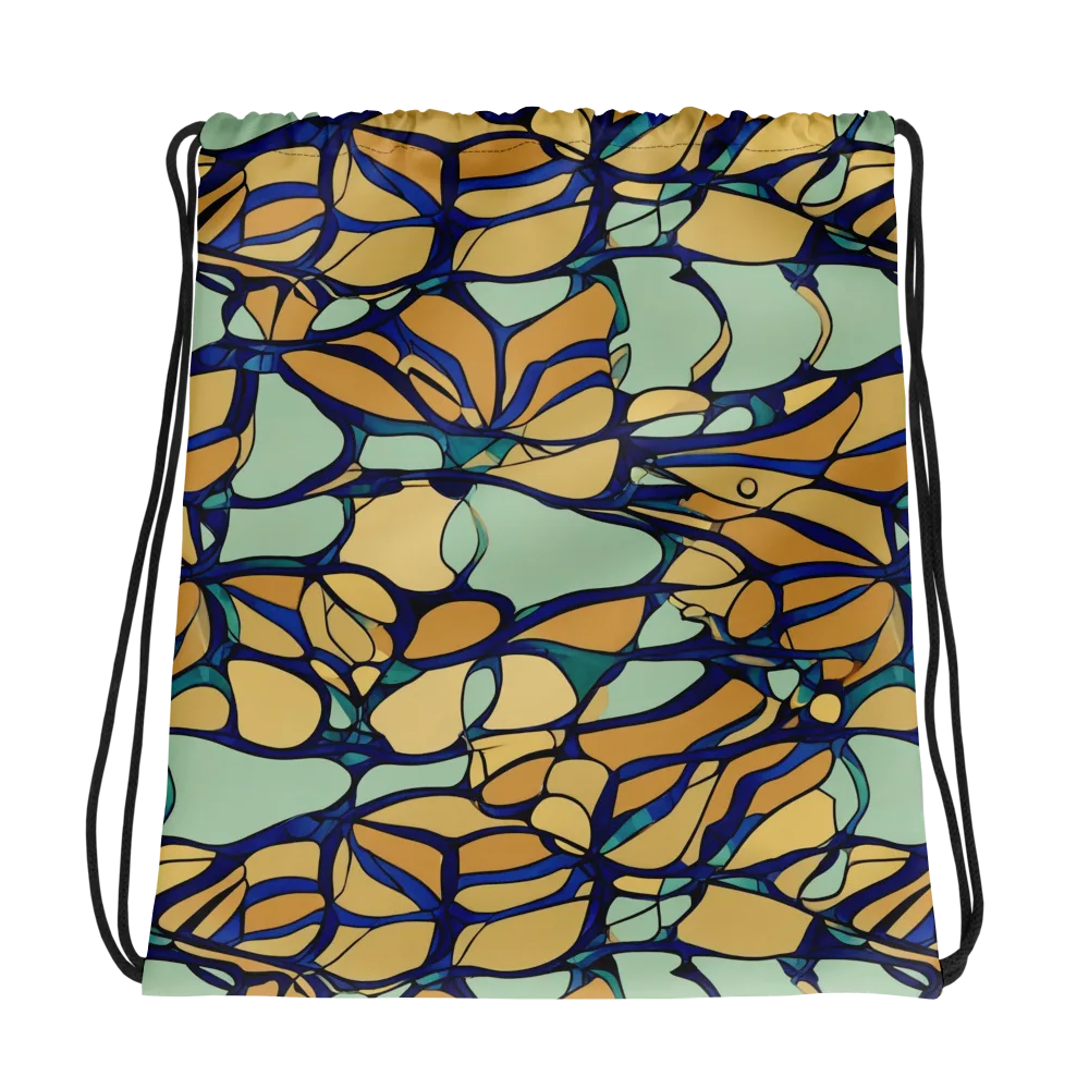 Stained Glass Drift on Drawstring Bag — Photo