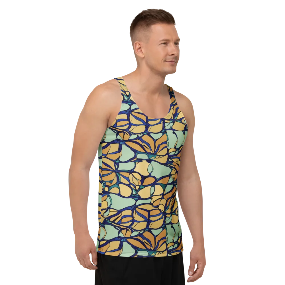 Stained Glass Drift on Men's Tank Top — Right Front