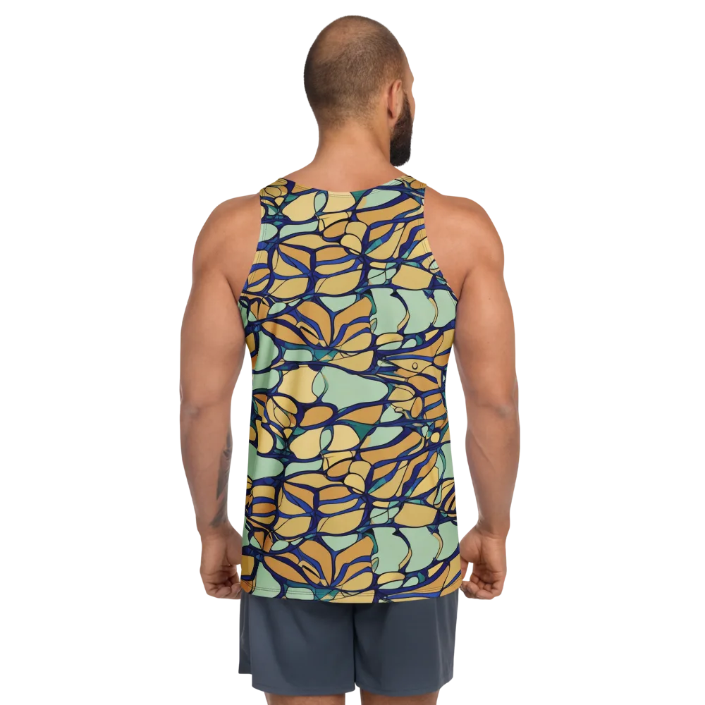 Stained Glass Drift on Men's Tank Top — Back