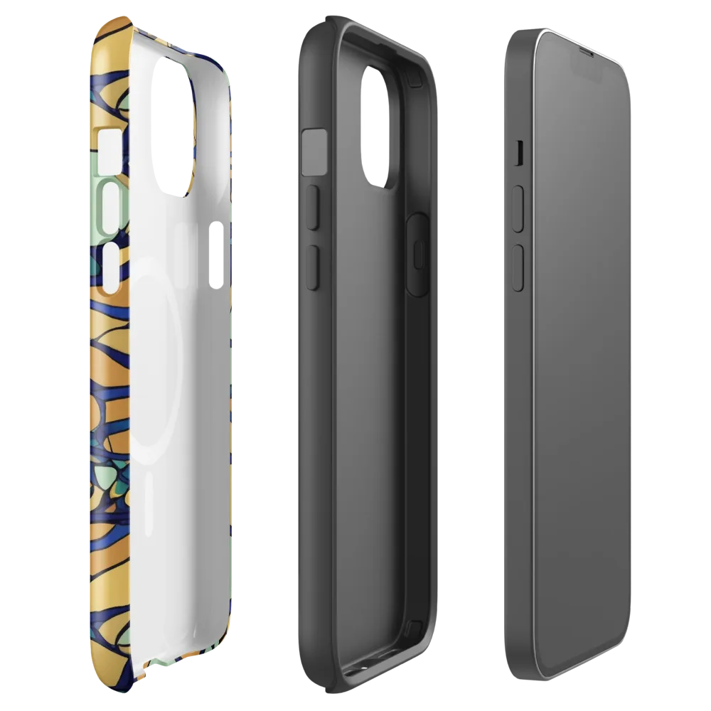 Stained Glass Drift on MagSafe Tough Case for iPhone® — Front