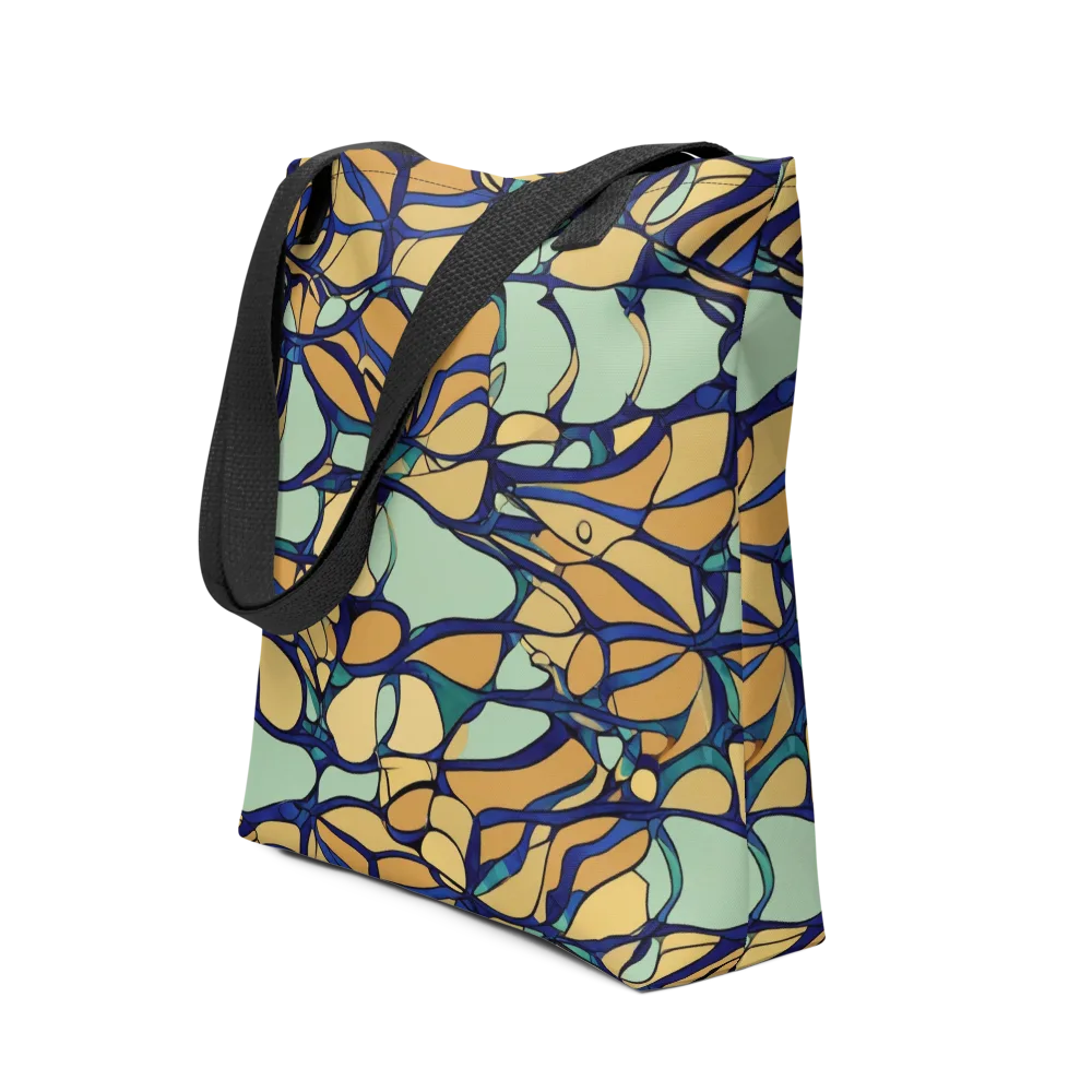 Stained Glass Drift on Tote Bag — Front