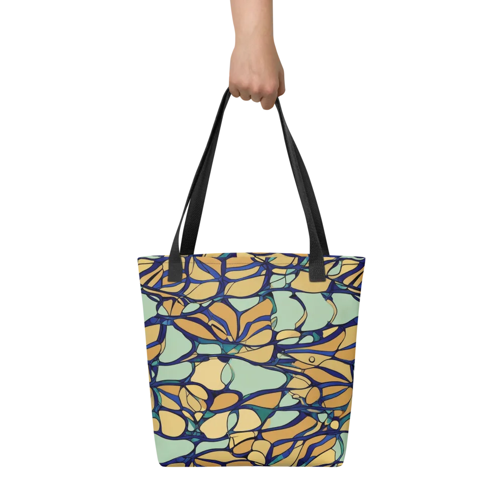 Stained Glass Drift on Tote Bag — Front
