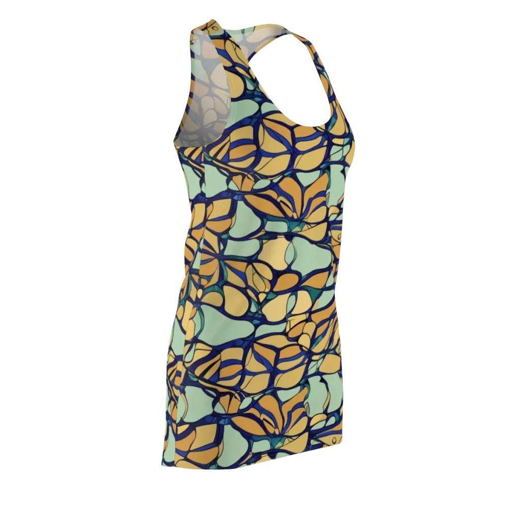 Stained Glass Drift on Racerback Dress — Front Side