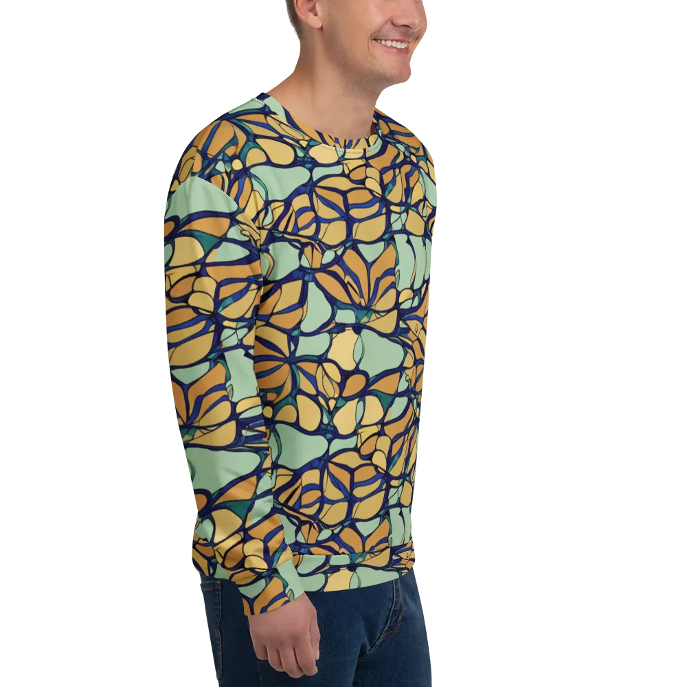 Stained Glass Drift on Sweatshirt — Right Front
